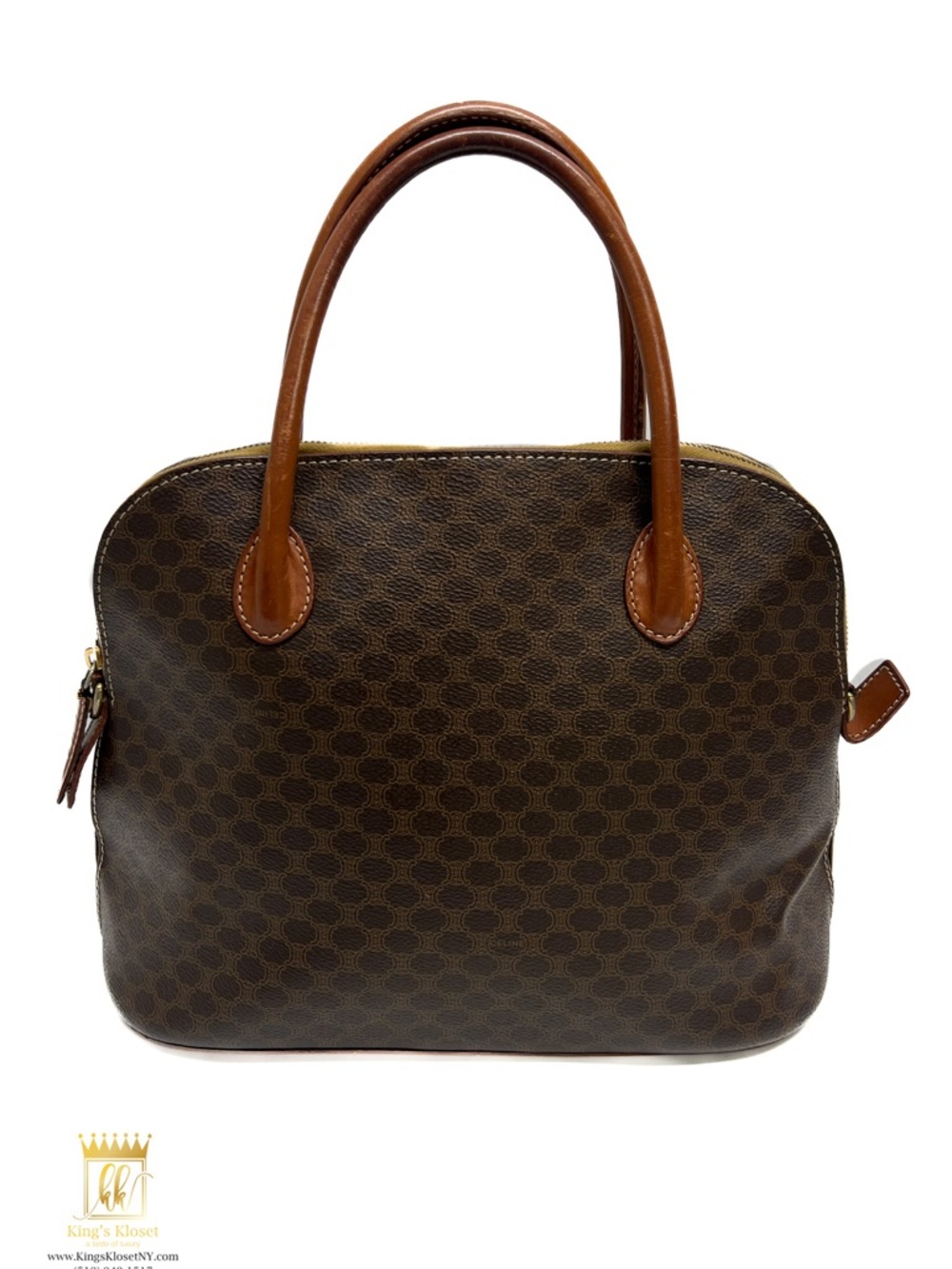 Celine vintage macadam Alma style bag